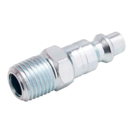 Gec Freeman Male To Male Industrial Plug Z1438MMIP, 1/4" x 3/8", Zinc Z1438MMIP